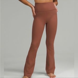Lululemon (from DHGate) brown Groove super high rise flare 6